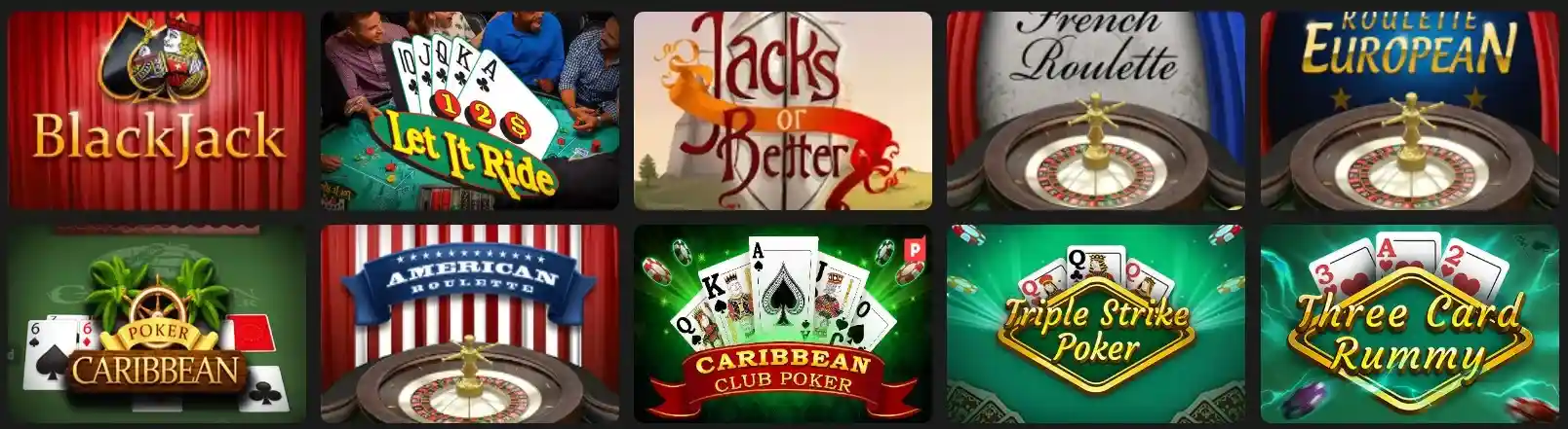 Hello Fortune casino table games en